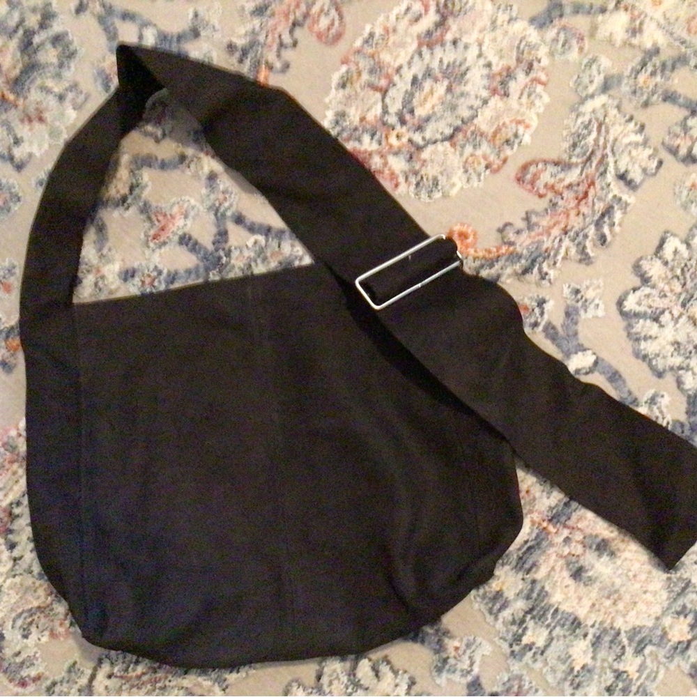 NWT St. Agni Oversized Nubuck Suede Satchel in Black w/ Dust Bag